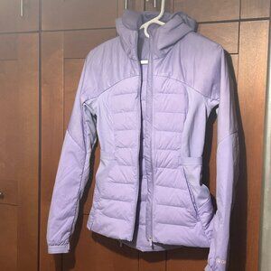 Lululemon Down for It All Jacket Sz 2 LISM Lilac Smoke Coat NWT